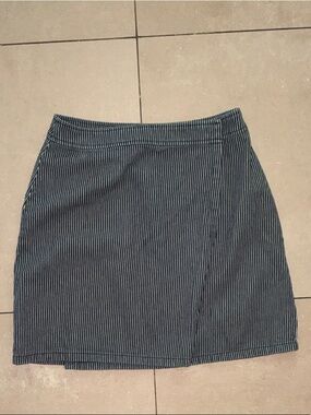 ATM Anthony Thomas Melillo Navy and White Mini Skirt